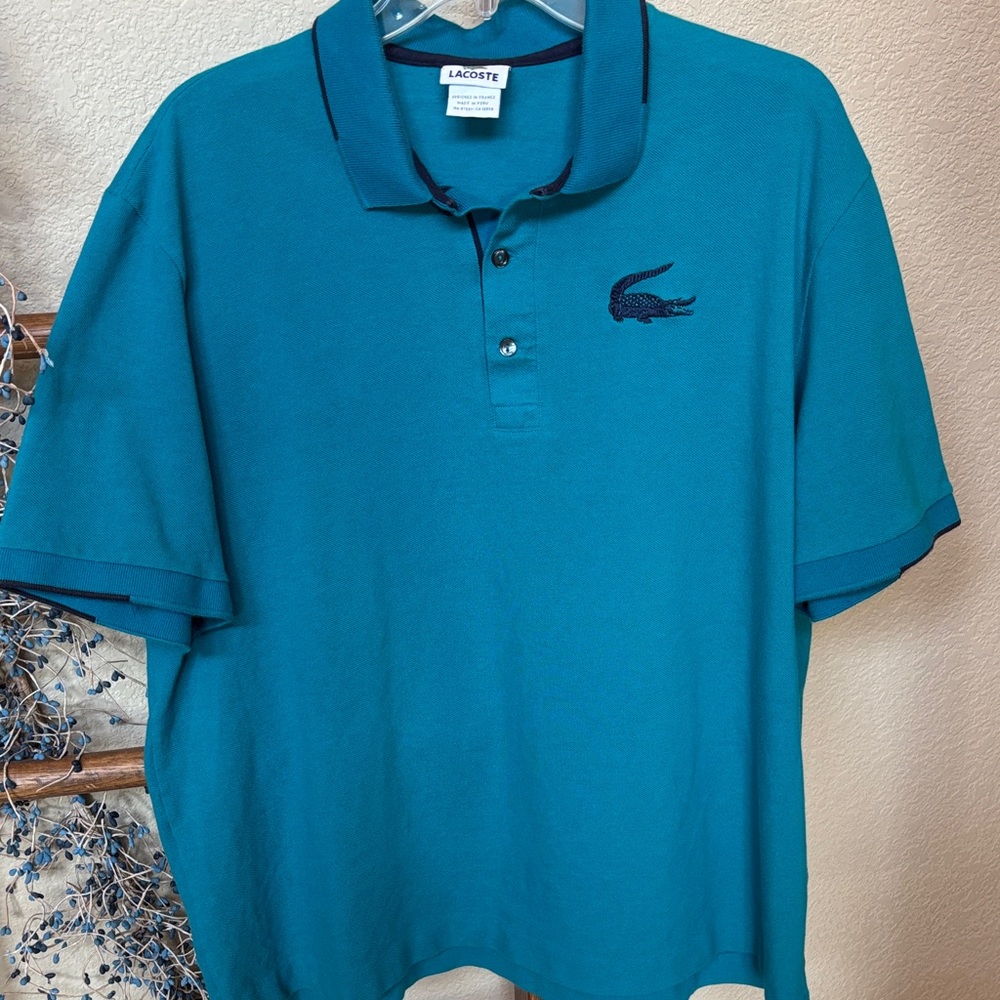 Lacoste Men's Blue Polo Shirt